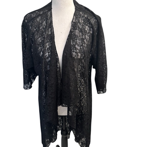 LuLaRoe Black Lace Overlay - Picture 1 of 5